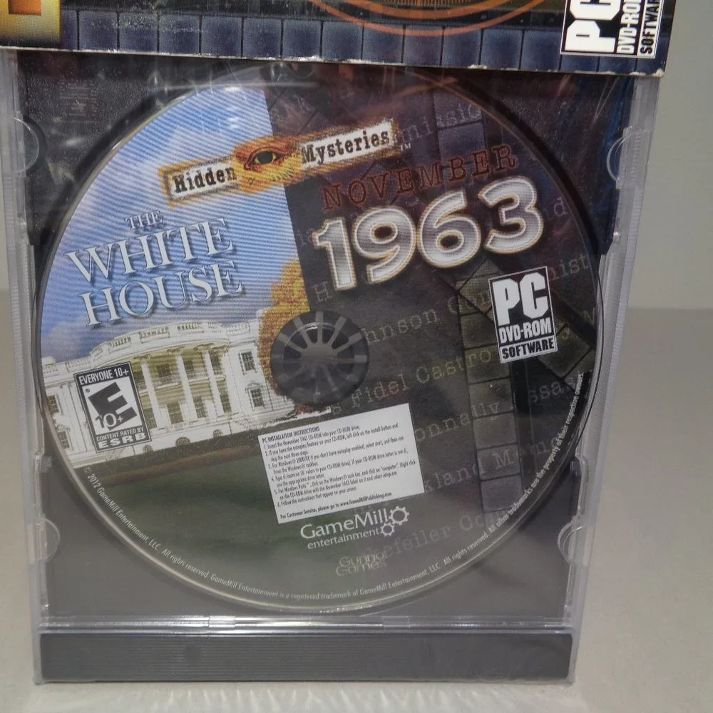 NOVEMBER 1963 New PC DVD-ROM Video Game / Deluxe Edition